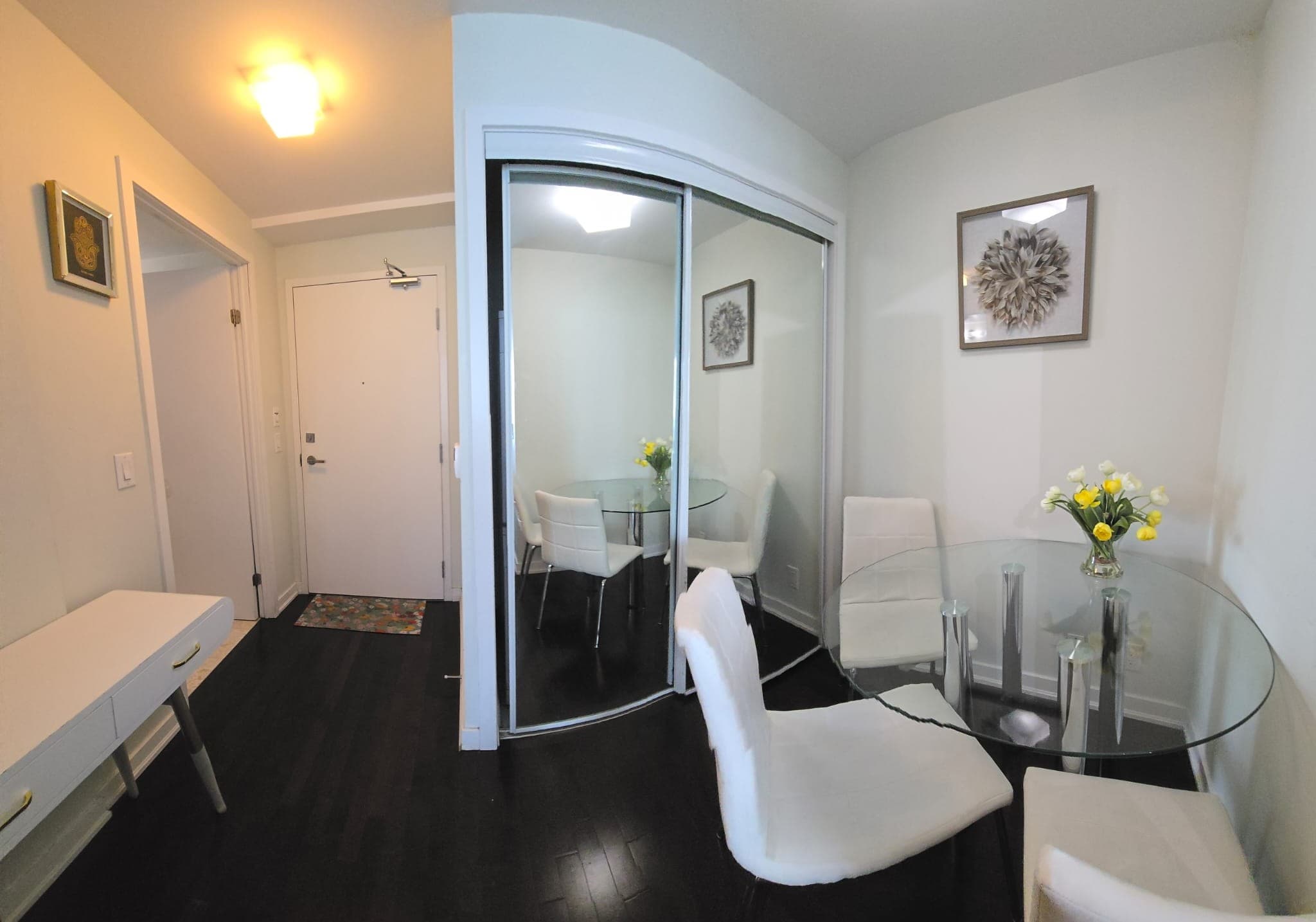 apartment entrance hallway